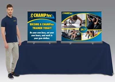 Table-Top Banner Stands
